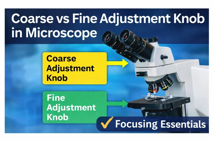 Coarse and Fine Adjustment Knob in Microscope: Functions Explained