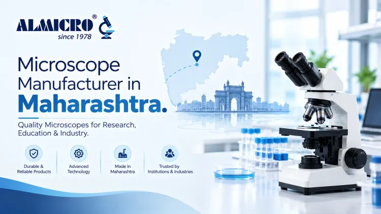 Advanced laboratory microscope for scientific research and precision analysis in modern laboratories.