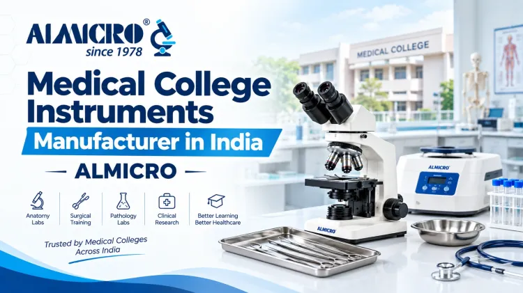 Advanced laboratory microscope for scientific research and precision analysis in modern laboratories.